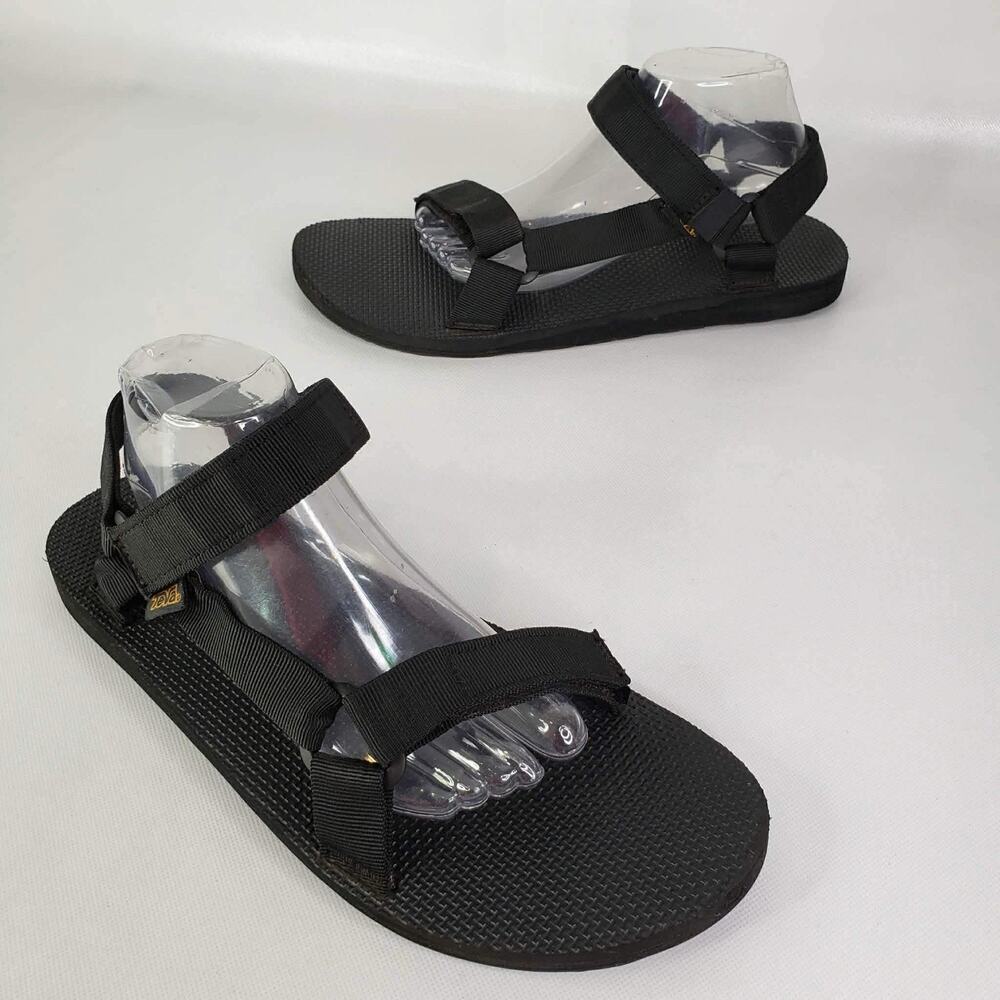 Teva Original Universal Sandals Black Strappy Hiking Womens Size 9 ?